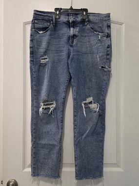 GAP Women's Denim Distressed 'Girlfriend Jeans' | Size 14/32